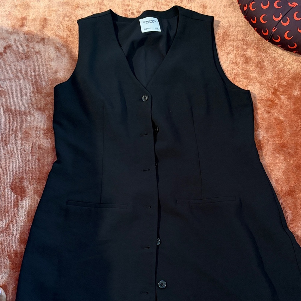 Abercrombie & Fitch Black Sleeveless Dress